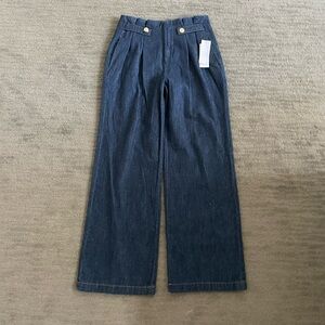 TAGS ON High rise trouser petite womens jeans